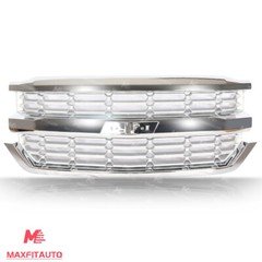 For 2016-2019 Chevrolet Silverado 1500 Front Bumper Upper Grille Chrome 84602489