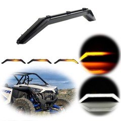 For 2020-24 Polaris RZR PRO XP / 4 Front Grille Upper Sequential LED Signal Lamp