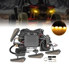 For 2021-25 Honda Pioneer 700 UTV Turn Signal Street Legal Kit Horn Plug & Play
