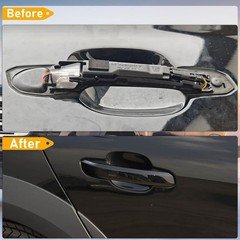 For Audi A4 A5 2017-2025 Black Right Passenger  Side Exterior Door Handle Cover