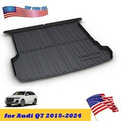 For Audi Q7 2015-2026 7seats Cargo Area Protector – Black, Direct Replacement