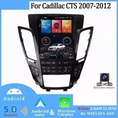 For Cadillac CTS 2007-2012 Android Auto Car Radio Wireless CarPlay GPS Navigator