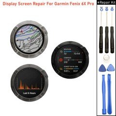 For Garmin Fenix 6X Pro Watch LCD Display Screen Digitizer Assemblys Repair Part