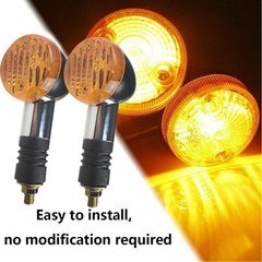 For Honda Shadow VLX 600 VT750 VT1100 Motorcycle Turn LED Signals Light Chrome