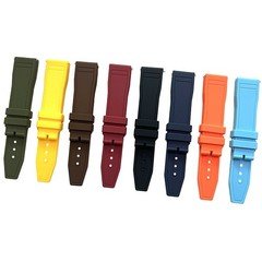 For IWC Rubber Silicone Quick Release Watch Band Straps Mens 20mm Quick Release
