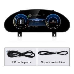For Maserati Quattroporte 2007-2012 LCD Instrument Cluster Speedometer Dashboard