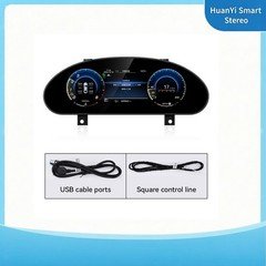 For Maserati Quattroporte 2007-2012 LCD Instrument Cluster Speedometer Dashboard