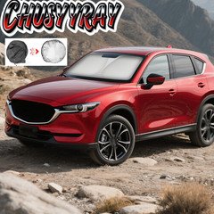 For Mazda CX-5 2017-2025 Windshield Sun Shade Window Foldable UV Block Cover