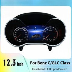 For Mercedes Benz Benz C W205/GLC W253 LCD Instrument Panel Dashboard 2015-2019