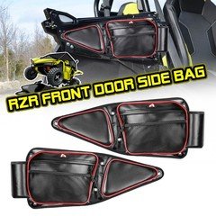 For Polaris Ace 570 / Ace 900 Pair UTV Front Side Door Storage Bag w/ Knee Pad