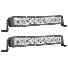 For Polaris RZR XP Pair 11" LED Light Bar Front Bumper Driving Lamp ATV UTV 10in