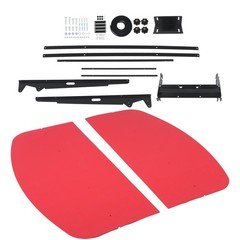 For Rops Canopy For Tractor and Mowers Umbrel 52" X 52" Red Tuff Top Canopy