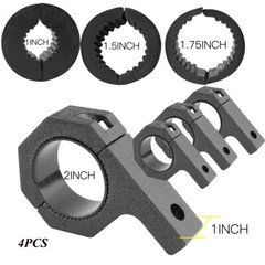 For UTV Polaris Ranger XP 1000 4x Mount Bracket Tube Clamp 1" 1.5" 1.75" 2" inch