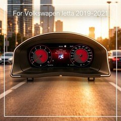 For Volkswagen Jetta 19-21 Years Frame Full LCD instrument Panel 12.3-inch Speed