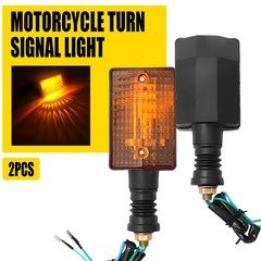 For Yamaha 1985-2000 Motorcycle XT350 Rear Turn Signal Indicators Lights Amber