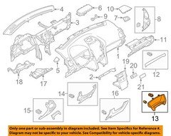 FORD OEM 13-15 Police Interceptor Utility Instrument Panel DB5Z78044D70BA