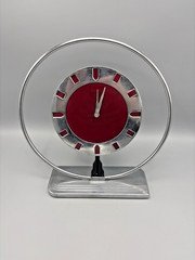 Frank Mariani & Die Casters of New York Art Deco Clock *Pre Owned* FREE SHIPPING