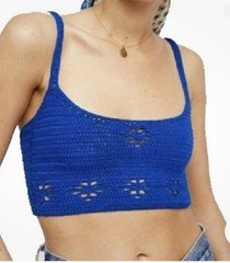 Free People Women's Berkinette Crochet Brami (Bra & Cami Combo)