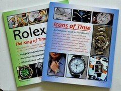 FREE Rolex King of Time Book + Icons of Time Submariner Seamaster Nautilus GMT++