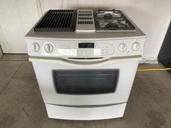 FREE SHIPPING-WORKING-TESTED-Jenn-Air Downdraft Gas Range JDS9860AAW
