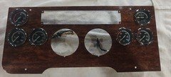 Freightliner Cascadia Instrument Cluster A22-66230-101 OEM Used Gauge Panel Wood