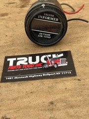 FREIGHTLINER TELTEK INFORMER DIGITAL OUTSIDE AIR TEMP GAUGE USED