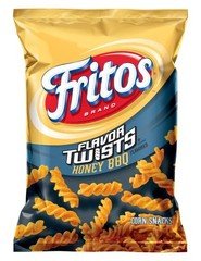 Fritos Corn Chips, Flavor Twists Honey Barbeque, 2-Ounce Large Single Serve Bags