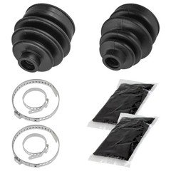 Front Axle Inner & Outer CV Boot Kit For Suzuki Quadrunner 4WD LT-4WD 1987-98
