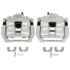 Front Brake Calipers 2Pcs Fits Hyundai Sonata Kia Optima 2011-2016 Zinc Plated