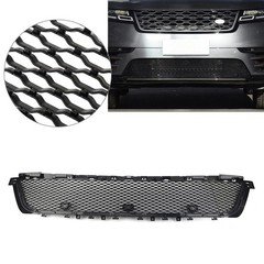 Front Bumper Center Grille Cover For Land Rover Range Rover Velar 2017-23 Black