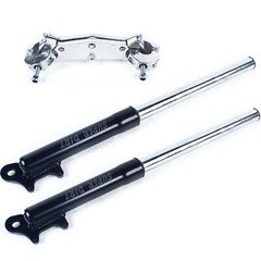 Front Fork Shock 2-Stroke Small mini Triple Dirt Pit Bike Pro Trail 49CC Black