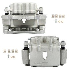 Front Left Right Brake Calipers 2Pcs Fits Cadillac CTS 2008-2014 Zinc Plated