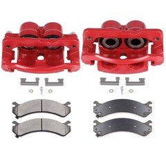 Front L+R Brake Caliper Ceramic Pad Fits Chevrolet Silverado GMC Sierra 1500