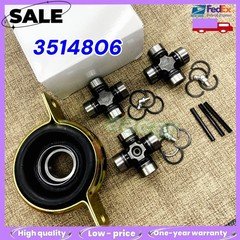 Front Rear Prop Shaft Bearing Carrier & U-joint For Polaris RZR S 4 900 1000 XP