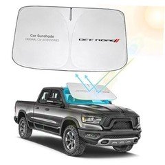 Front Windshield Sun Shade Compatible with Dodge 1500 2010-2022 2023 2024 RAM