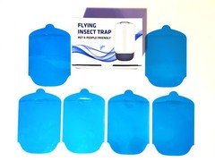 Fruit Fly Trap Glue Board Refills Compatible with Zevo Sticky Insert Cartridges