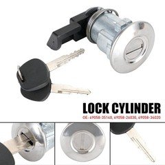 Fuel 6905835140 Door Lock Cylinder & Keys For 95-04 Toyota Tacoma 00-03 Tundra