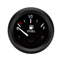 Fuel Level Gauge for Marine Usage 52mm Size Compatible with Various Sensors