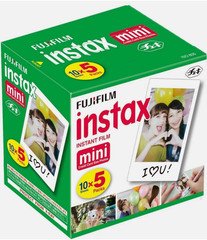 Fujifilm Instax Mini Instant Film 10 Sheets x 5 Packs For mini,7S,8,9,10,11,12.