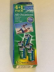 FUJIFILM ISO 400 5 PACK 24 exposures each *NEW & SEALED* expired 7/2006