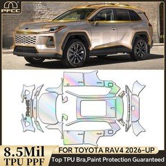 Full Car For Toyota Rav4 2026 Precut Paint Protection Film Clear Gloss PPF TPU