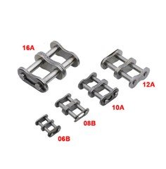 Full Chains Connecting Links Steel 06B/08B/10A/12A/16A Douplex Roller Chain Link