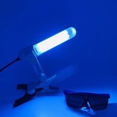 Full Kit Lamp Fixture Ready to Use For Psoriasis Vitiligo Philips PL-S 9W/01/2P