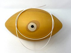 FULL-SIZE Latex Football Bladder + WHITE NFL Style Suede Lace Repair Kit 