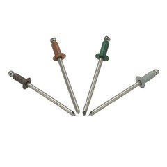 Full Stainless Steel Rivets Painted #43, 1/8" Diameter x 3/8" Colored Pop Rivets