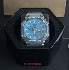 G-SHOCK CasiOak Clear Ice Blue Dial Watch
