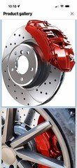G2 High Temperature Brake Caliper Paint System Set RED G2160 - High Gloss