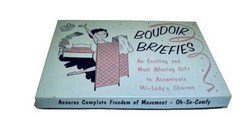 GAG GIFT Boudoir Lingerie Briefies Vintage 1960 Camisole Leister Game Co Ohio