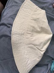 GAP Wide Brim Cotton Sun Hat, Beige Solid, Bucket hat Size M-L  Casual Travel