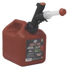 Garageboss Gb310 Gas Can, Polyethylene, 1 Gal, Gasoline, Red